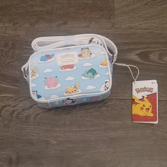 Loungefly Pokemon Sleeping Characters Crossbody Bag - New with Tags - Picture 1 of 9